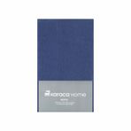 Karaca Home Motto Penye 160x200+30 cm İndigo Fitted Çift Kişilik Çarşaf