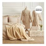 Karaca Home Nehir 14 Parça Aile Gold Banyo Çeyiz Seti