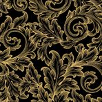 Karaca Home New Year Baroque Black-Gold 20'li Kağıt Peçete