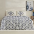 Karaca Home Nolven Çift Kişilik Yatak Örtüsü Seti Indigo - 230 x 240 cm