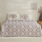 Karaca Home Nolven Çift Kişilik Yatak Örtüsü Seti Mürdüm - 230 x 240 cm