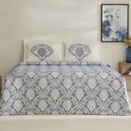 Karaca Home Nolven Indigo Çift Kişilik Yatak Örtüsü Seti