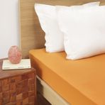 Karaca Home Orange Penye Tek Kişilik Fitted Çarşaf
