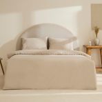 Karaca Home Ovelin Çift Kişilik Nevresim Takımı Bej - 200 x 220 cm