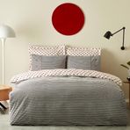 Karaca Home Polka %100 Pamuk Çift Taraflı Siyah Tek Kişilik Nevresim Takımı