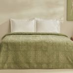 Karaca Home Rita Tek Kişilik Emboss Battaniye Yeşil - 160 x 220 cm