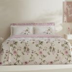 Karaca Home Rosales %100 Pamuk 120 Tel Çift Kişilik Saten Nevresim Takımı