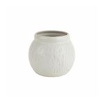 Karaca Home Russel Oval Beyaz 20.5x20.5x18 cm Vazo