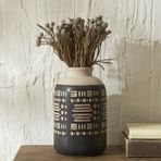 Karaca Home Rustic 15.2x15.2x24.3 cm Siyah Vazo
