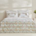 Karaca Home Sean %100 Pamuk Çift Kişilik Nevresim Takımı - Beyaz