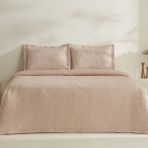 Karaca Home Secret Çift Kişilik Yatak Örtüsü Seti Pudra - 240 x 250 cm