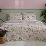 Karaca Home Sierra %100 Pamuk Pembe Çift Kişilik Nevresim Takımı