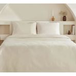 Karaca Home Sion Ekru %100 Pamuk Jakarlı Saten King Size Nevresim Takımı