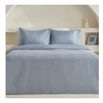 Karaca Home Sion Mavi %100 Pamuk Jakarlı Saten King Size Nevresim Takımı