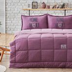 Karaca Home Softy Cotton Comfort Lila Tek Kişilik Uyku Seti