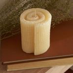 Karaca Home Spin Ekru 10 cm Mum