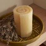 Karaca Home Spin Ekru 12 cm Mum
