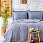 Karaca Home Stella Indigo Çift Kişilik Yatak Örtüsü Seti