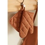 Karaca Home Terracotta Lisa Gabardin Mutfak Eldiven Takımı