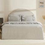 Karaca Home Viento %100 Pamuk Çift Kişilik Nevresim Takımı Gri - 200 x 220 cm
