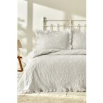 Karaca Home White Collection Tyra Beyaz Çift Kişilik Yatak Örtüsü