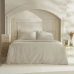 Karaca Home White Collection Venessa Çift Kişilik Nevresim Takımı Ekru