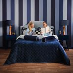 Karaca Home x 2Wins İnitial Çift Kişilik Yatak Örtüsü