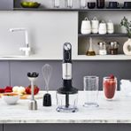 Karaca Inox Quick Mix Hız Ayarlı 1300W El Blender Set - 9635B - Gri