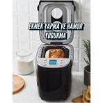 Karaca Inox Tam Otomatik Ekmek, Reçel, Yoğurt & Hamur – 15 Program, Zamanlayıcı+ 45 Tarif Kitabı!+ Mutfak Tartısı