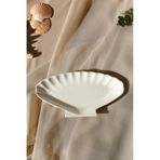 Karaca İstiridye Kayık Tabak 20 Cm Beyaz