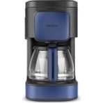 Karaca Just Coffee Aroma 2 In 1 Filtre Kahve ve Çay Demleme Makinesi 750 ml Cam Hazne ile Pratik Kullanım - Mavi
