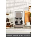 Karaca Just Coffee Aroma 2 In 1 Latte Filtre Kahve ve Çay Demleme Makinesi 5 Fincan Kapasitesi Cam