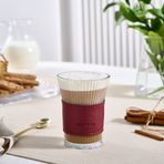 Karaca Leather Cool Touch 210 ml Kırmızı Latte Bardağı