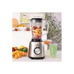 Karaca Litre Geniş Hazneli Buz Kırma Fonksiyonlu Cam Hazneli Smoothie Blender 1000W, Kaydırmaz A