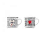 Karaca Love Kalpli 2'li Çay Fincanı 180 ml