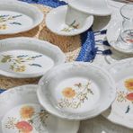 Karaca Lovega 26 Parça Renkli Desenli Kahvaltı Takımı 6 Kişilik Seramik Özellikli Set
