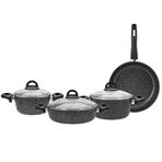 Karaca Marina Bio Granit 7 Parça Tencere Seti