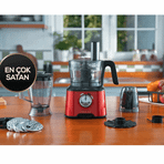 Karaca Mastermaid Power Multifunctional 10 in 1 Imperial Red 2000 W Mutfak Robotu