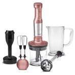 Karaca Mastermaid Prosteel Uzun Blender Ayaklı 6 Bıçaklı Rosegold Inox 2000 W Blender Seti