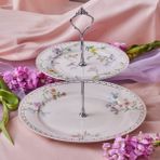 Karaca Minton Katlı Kurabiyelik 25 cm - Beyaz