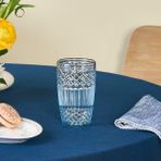 Karaca Minton Su Bardağı Açık Mavi 310 ml