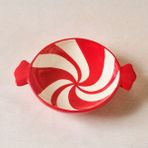 Karaca New Year Yılbaşı Candy Twist Pasta Tabağı 20 cm