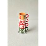 Karaca New Year Yılbaşı Joy Standlı 4 Kişilik Çay Fincan Takımı 150 ml