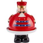 Karaca New Year Yılbaşı Rölyefli Kurşun Asker Kek Standı 22 cm - Kırmızı