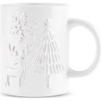 Karaca New Year Yılbaşı Snowy Beyaz 280 ml Kupa