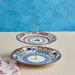 Karaca Ömür Akkor 26 cm Iznik Katlı Kurabiyelik
