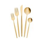 Karaca Orion 30 Parça 6 Kişilik Matte Gold Çatal Kaşık Bıçak Takımı