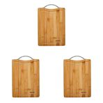 Karaca Owen Rectangle Large Bambu Kesme Tahtası 3lü paket