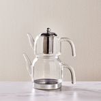 Karaca Panora Aile Boyu Midi Cam Çaydanlık Takımı 1,25L & 2,5L