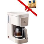 Karaca Paslanmaz Çelik Filtreli Çay-Kahve Makinesi 650W Krem